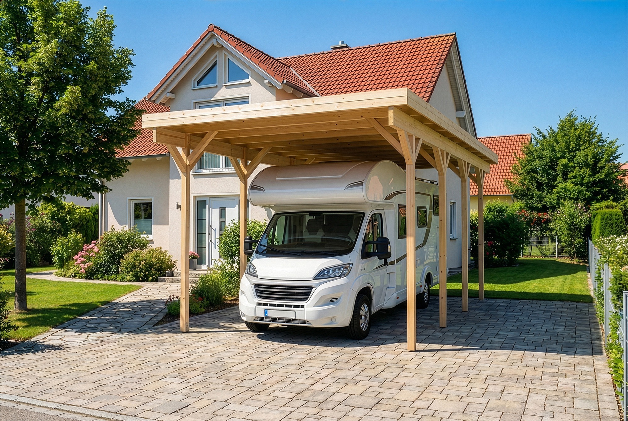 Alpholz Wohnmobil Carport